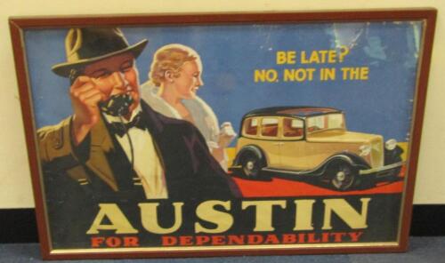 A mid 20thC Austin poster