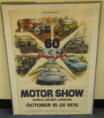 A 1975 Motor Show poster