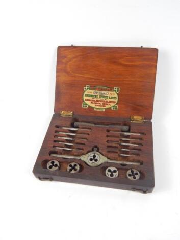 A Lehman Archer & Lane tap and die set