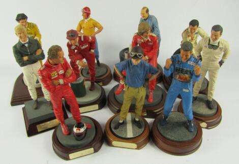 Eleven Art of Sport Motor Racing figures