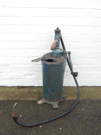 A Regent oil tin oil dispenser