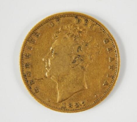 A George IV gold sovereign