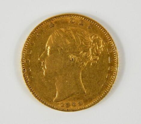 A Victoria young head gold sovereign