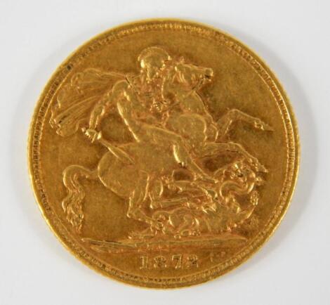 A Victoria young head gold sovereign