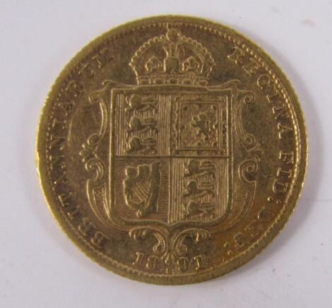 A Victoria gold half sovereign