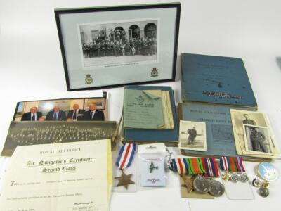 A WWII group of three medals to Flight Sergeant Richard Maurice Maywood RAFVR