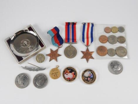 Three WWII medals