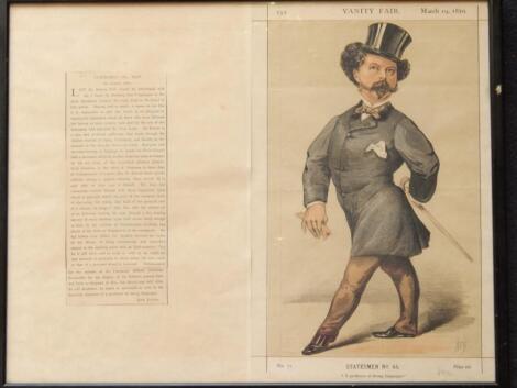 Vanity Fair. Sir Robert Peel