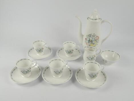 A Susie Cooper porcelain part coffee service