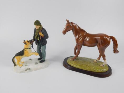 A Royal Doulton figure modelled as Fetch