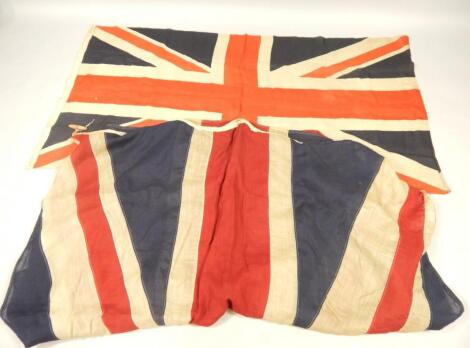 A large vintage Union Jack flag