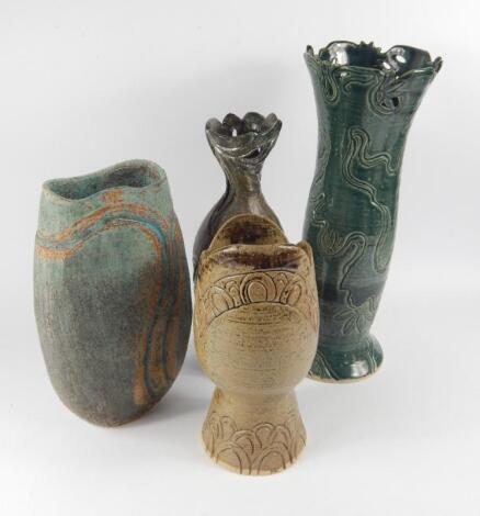 Karen Cohen Ceramics Studio pottery vases