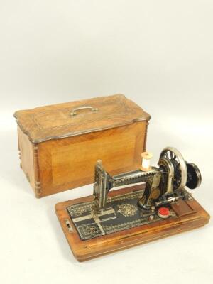 A Gritzner Durlach sewing machine
