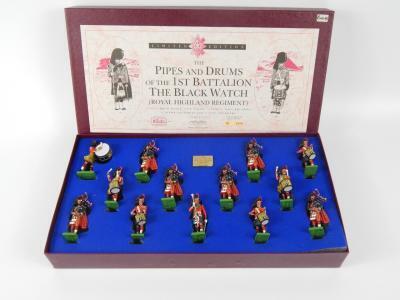 Britains; The Pipes and Drums of The 1st Battalion The Black Watch