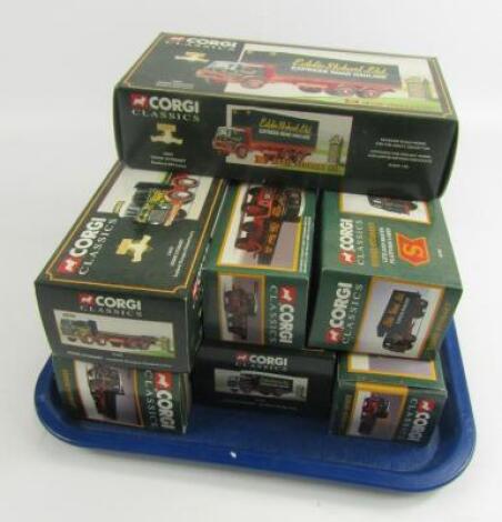 Various Corgi Classics Eddie Stobart related lorries