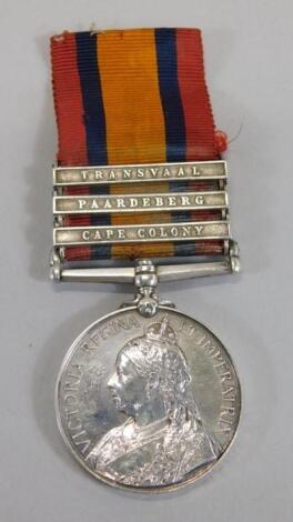 A Queen's South African Campaign medal