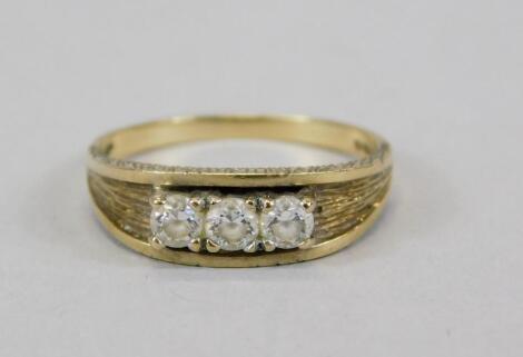 A 9ct gold dress ring