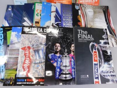 A collection of post 1960 FA Cup final programmes - 2