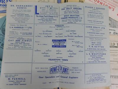 A collection of 1940's football programmes - 5