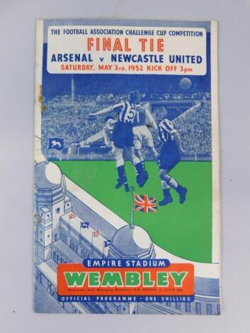 An FA Cup final football programme