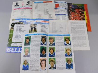 A collection of five Charity Shield football match programmes - 2