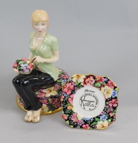 A Royal Winton limited edition figure of Florence