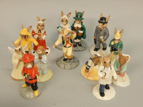A large quantity of Royal Doulton Bunnykins figures