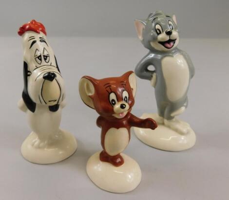 Three Beswick Tom & Jerry figures