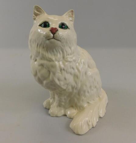 A Beswick model of a white cat