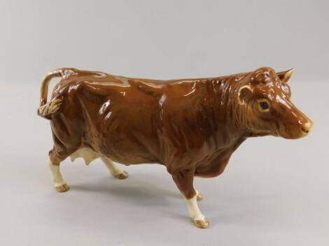 A Beswick Limousin Cow