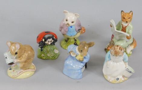 Various Royal Albert Beswick style Beatrix Potter figures