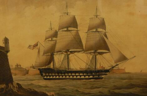 Nicholas Cammillieri (1762-1860). H.M.S. Revenge