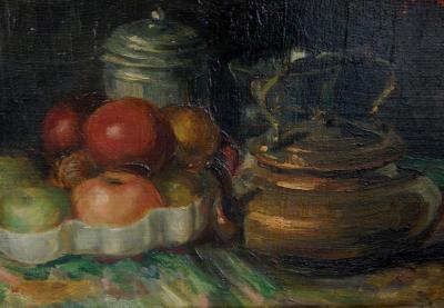 20thC Continental School. Still life