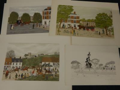 Vincent Haddelsey (1934-2010). Ten artist signed prints - various