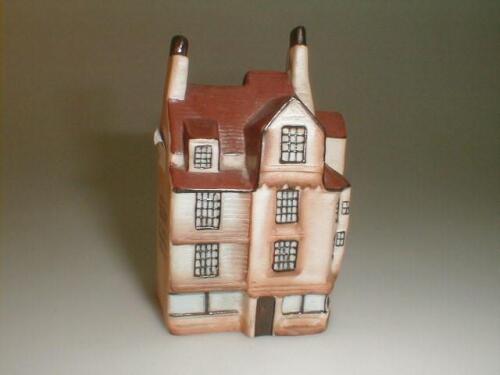 A Goss bisquit porcelain model of the House in Edinburgh where John Knox