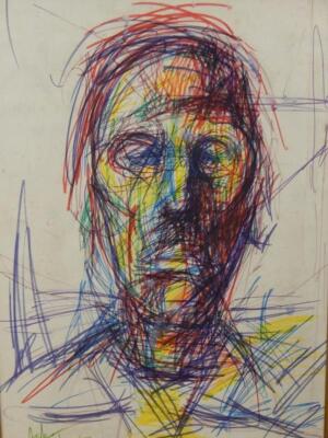 Stuart Asher (20thC). Head and shoulders portrait