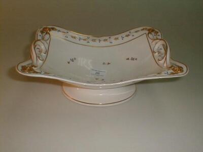 A Derby porcelain pedestal dish