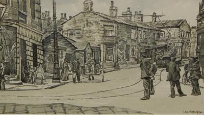 Les Ambler (20thC). Street scene