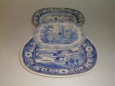 A Cauldon pottery platter