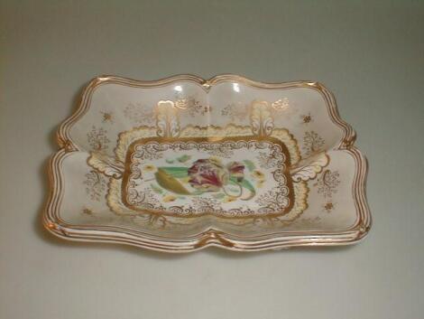 A Davenport porcelain dish