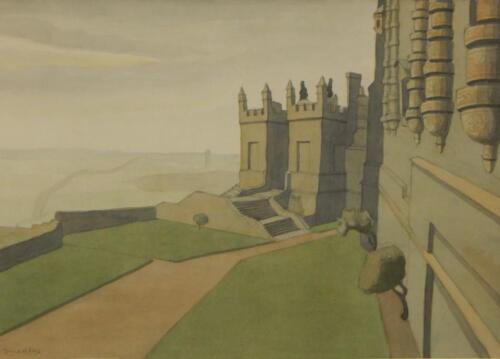 Joseph Smedley (1922-2016). The Keep (Little Castle) at Bolsover Castle