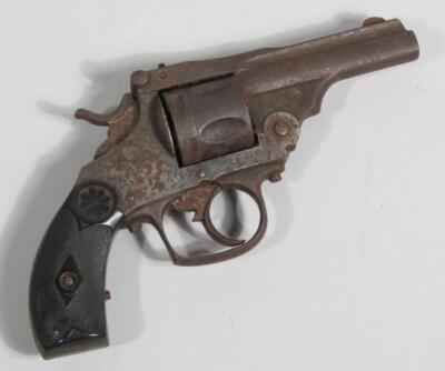 An obsolete calibre antique pistol revolver (.320 calibre). - 2