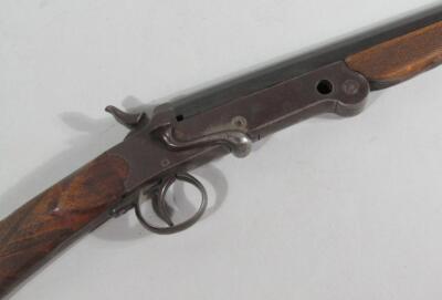 A deactivated Belgium single barrel .410 shotgun. British Deactivation certificate no. 54192