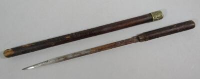 Two antique short sword sticks - 2