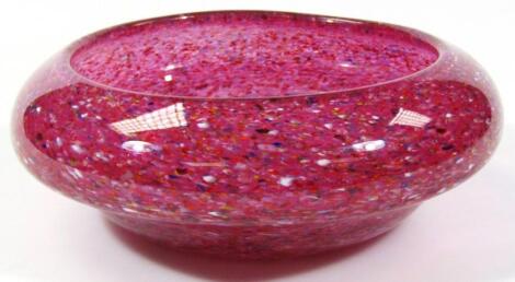 A Strathearn Monart glass bowl