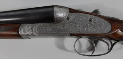 A WR Leeson 12 bore side by side shotgun - 3