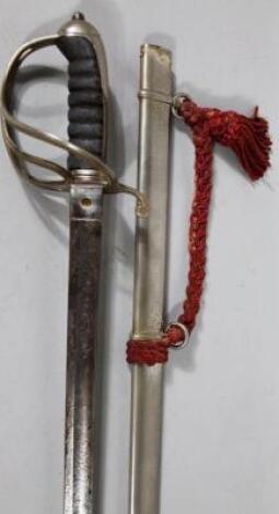 A British Army sword