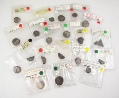 Various English hammered coins