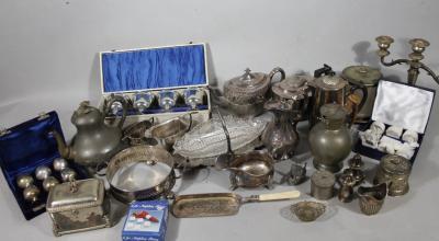 Various silver plate