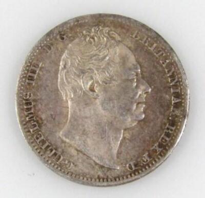 A William IV silver Maundy 4 pence piece - 2